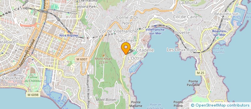 localisation de l'entreprise MADAME MARIE ADAMO à VILLEFRANCHE-SUR-MER