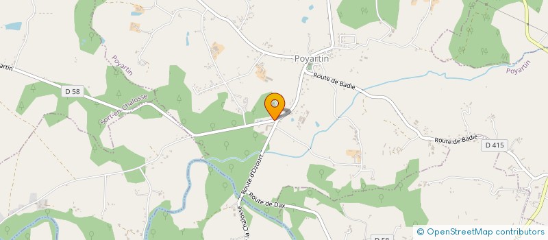 localisation de l'entreprise MADAME MARIE ADELE RUIZ  POYARTIN