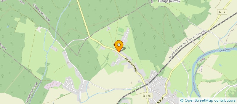 localisation de l'entreprise MADAME MARIE ADELINE JULIAN  ARC-ET-SENANS