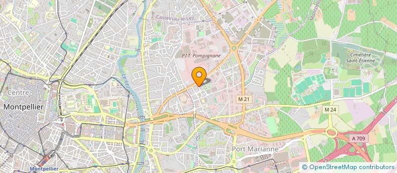 localisation de l'entreprise MADAME MARIE ADISSA FERRARI à MONTPELLIER