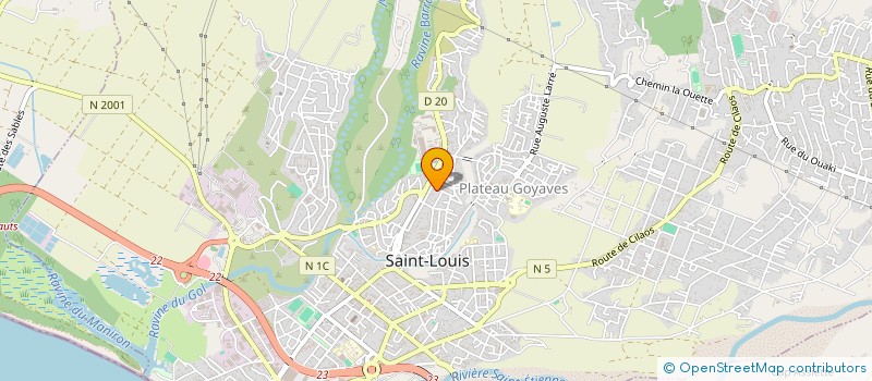 localisation de l'entreprise MADAME MARIE ADRAS à SAINT-LOUIS