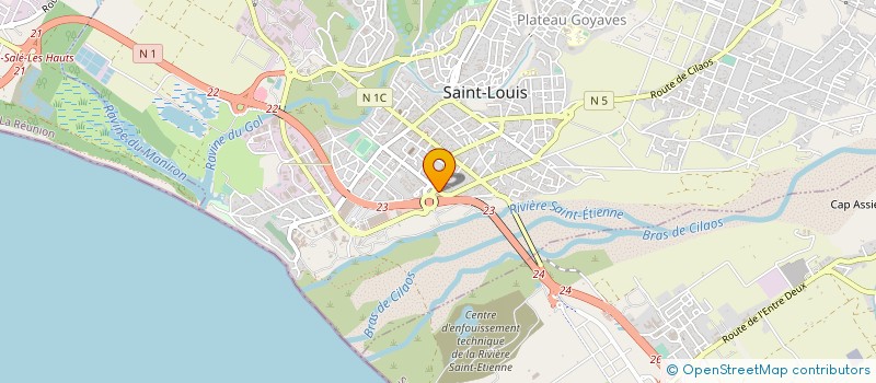 localisation de l'entreprise MADAME MARIE ADY à SAINT-LOUIS