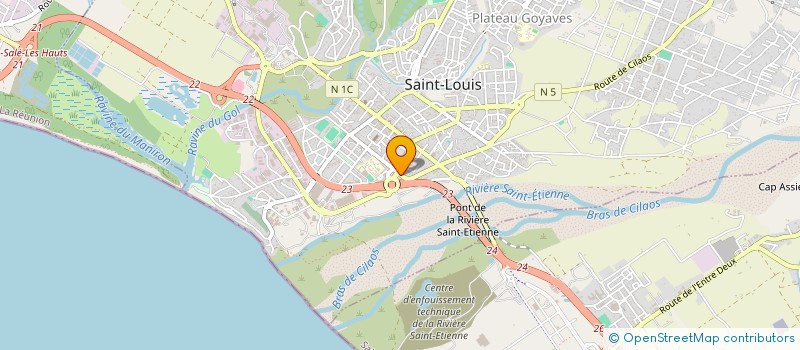 localisation de l'entreprise MADAME MARIE ADY à SAINT-LOUIS