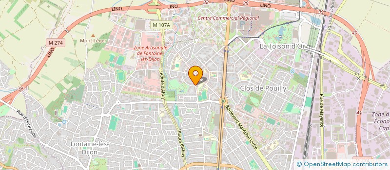 localisation de l'entreprise MADAME MARIE AFONSO  DIJON