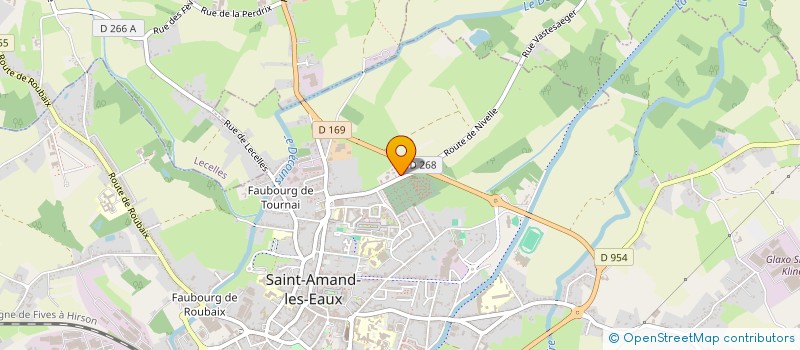 localisation de l'entreprise MADAME MARIE-AGATHE BAZILLE  SAINT-AMAND-LES-EAUX