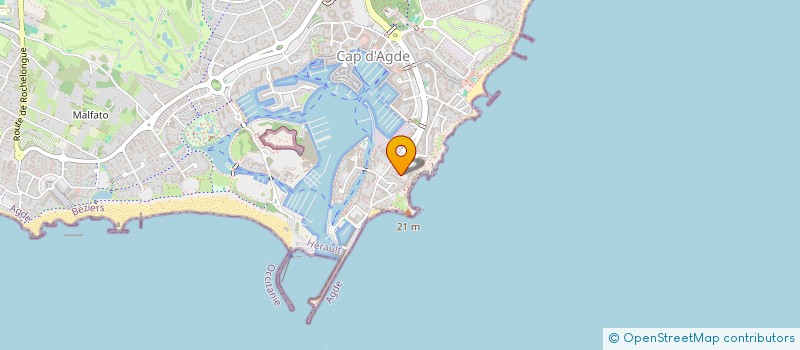 localisation de l'entreprise MADAME MARIE AGBASSI  AGDE