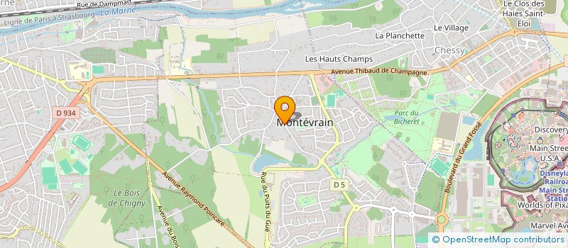 localisation de l'entreprise MADAME MARIE-AGNES ARMAND  MONTEVRAIN