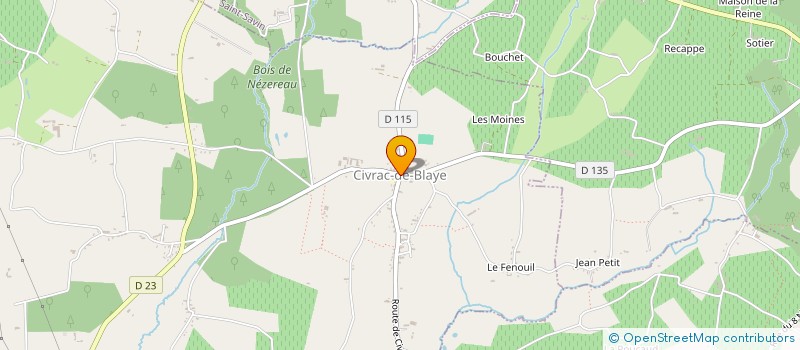 localisation de l'entreprise MADAME MARIE AGNES ARTIGA  CIVRAC-DE-BLAYE