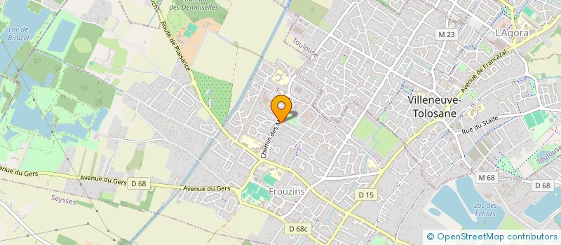 localisation de l'entreprise MADAME MARIE-AGNES BARRIE  FROUZINS