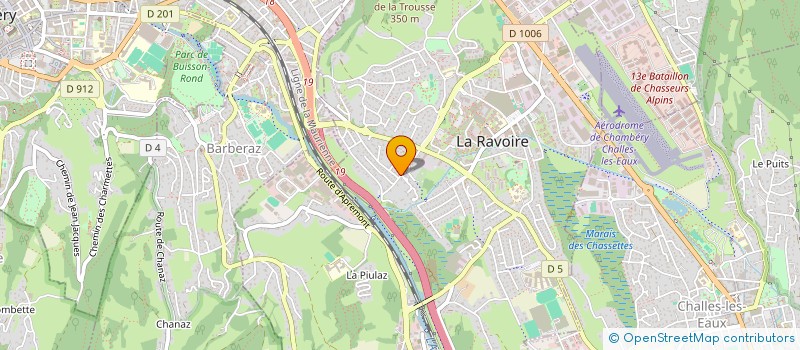 localisation de l'entreprise MADAME MARIE-AGNES BOLLY  LA RAVOIRE