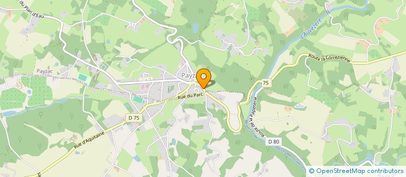 localisation de l'entreprise MADAME MARIE-AGNES BOUDY  PAYZAC