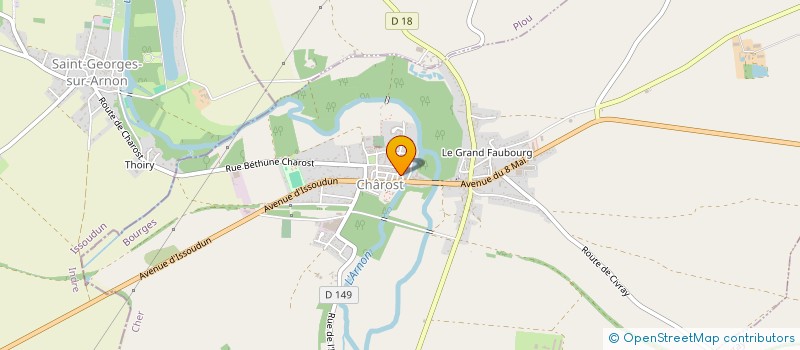 localisation de l'entreprise MADAME MARIE-AGNES BOUGAUD  CHAROST