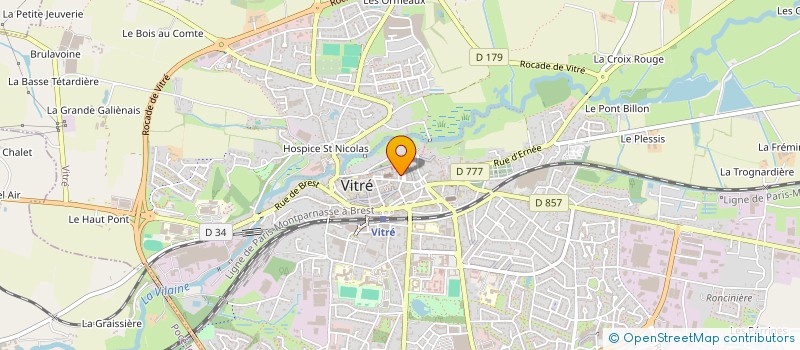 localisation de l'entreprise MADAME MARIE-AGNES BOURSERIE  VITRE