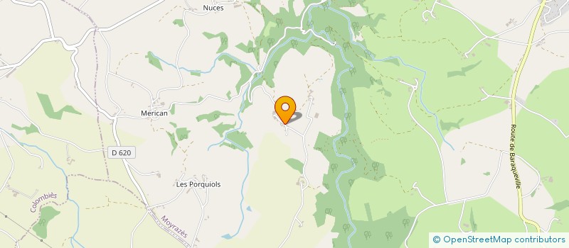localisation de l'entreprise MADAME MARIE-AGNES BROSSON à MOYRAZES