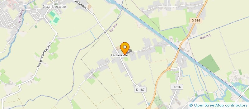 localisation de l'entreprise MADAME MARIE-AGNES CAULIEZ  BUSNES