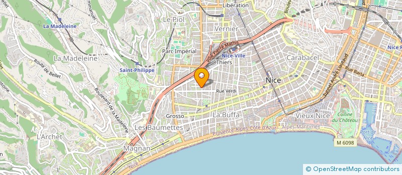 localisation de l'entreprise MADAME MARIE-AGNES CHAILLY à NICE