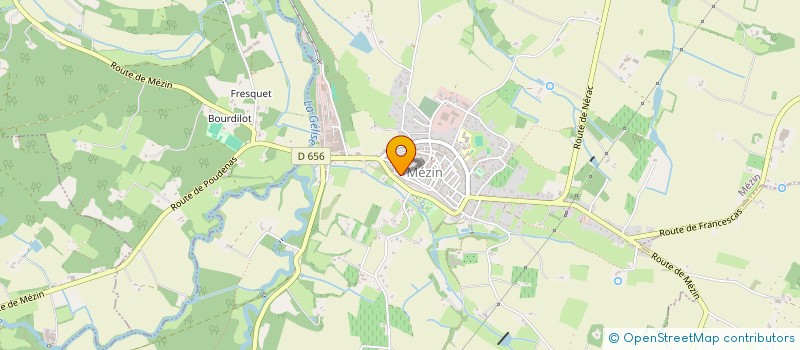 localisation de l'entreprise MADAME MARIE-AGNES CHESNEAU  SOS