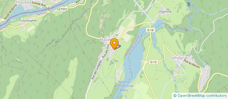 localisation de l'entreprise MADAME MARIE-AGNES COCU  MATAFELON-GRANGES