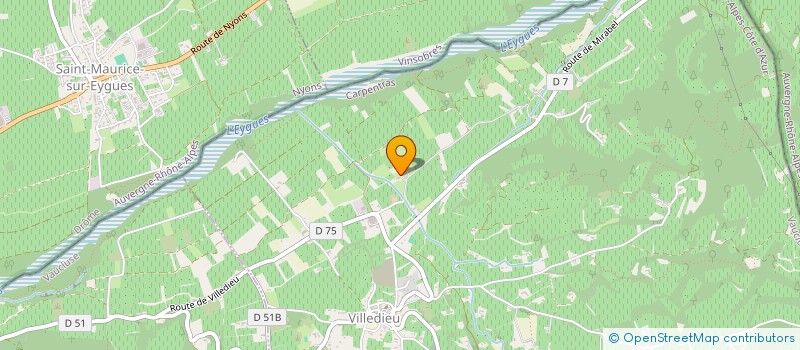 localisation de l'entreprise MADAME MARIE-AGNES CONSTANTIN  VAISON-LA-ROMAINE