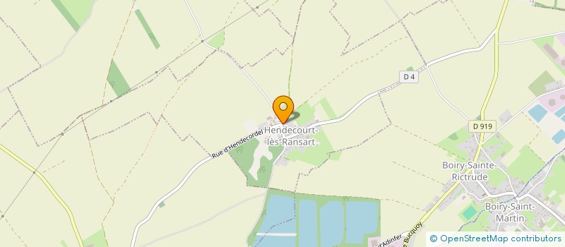 localisation de l'entreprise MADAME MARIE AGNES DUBUS  HENDECOURT-LES-RANSART