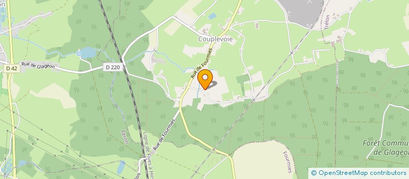 localisation de l'entreprise MADAME MARIE-AGNES FLANDRIN  GLAGEON