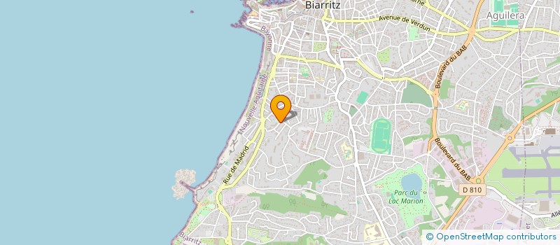 localisation de l'entreprise MADAME MARIE-AGNES GASTELU à BIARRITZ