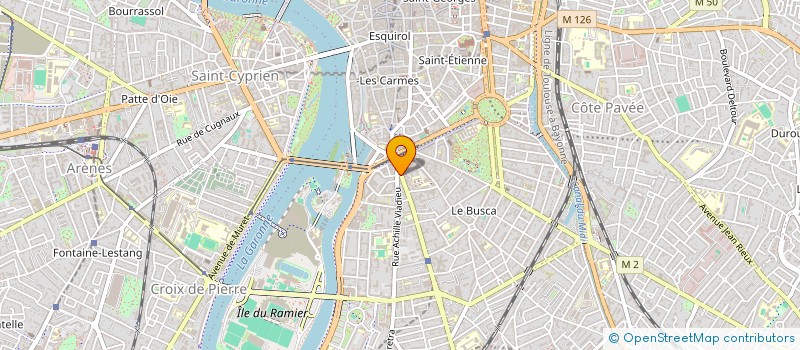 localisation de l'entreprise MADAME MARIE-AGNES GOURGUES  TOULOUSE