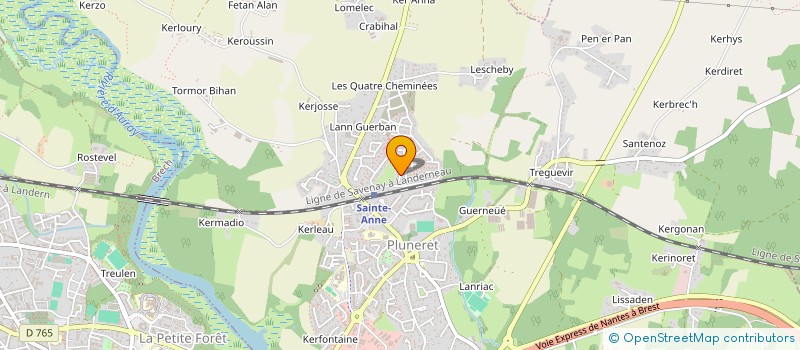 localisation de l'entreprise MADAME MARIE AGNES JOUANNIC  PLUNERET