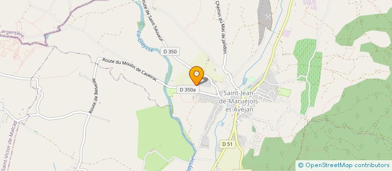 localisation de l'entreprise MADAME MARIE-AGNES LANG  SAINT-JEAN-DE-MARUEJOLS-ET-AVEJAN