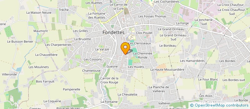 localisation de l'entreprise MADAME MARIE AGNES LAUVIN  SAINT-CYR-SUR-LOIRE