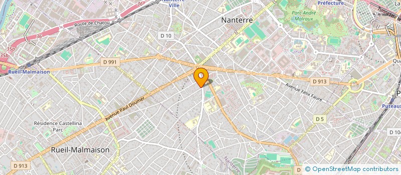 localisation de l'entreprise MADAME MARIE-AGNES LE PELETIER D'AUNAY à NANTERRE