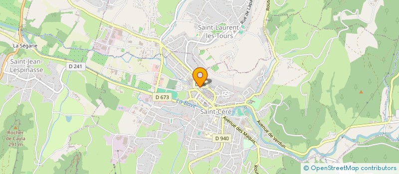 localisation de l'entreprise MADAME MARIE-AGNES LIEUTIER à SAINT-CERE