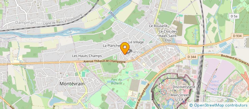 localisation de l'entreprise MADAME MARIE-AGNES MAILLARD  CHESSY