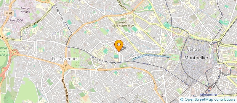 localisation de l'entreprise MADAME MARIE-AGNES PELLECUER à MONTPELLIER
