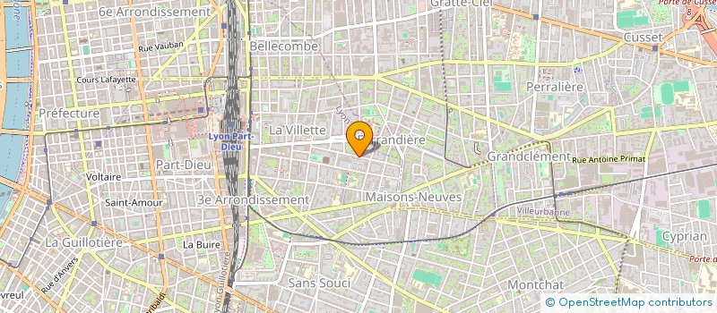 localisation de l'entreprise MADAME MARIE-AGNES PEREL  LYON