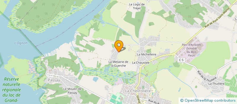 localisation de l'entreprise MADAME MARIE-AGNES PILLOUD  LA CHEVROLIERE