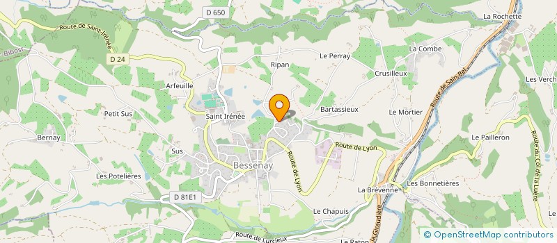 localisation de l'entreprise MADAME MARIE-AGNES PIOT  COURZIEU