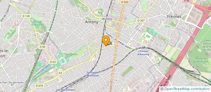 localisation de l'entreprise MADAME MARIE AGNES RIFFAULT à ANTONY