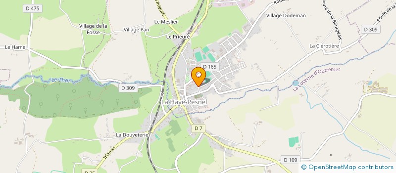 localisation de l'entreprise MADAME MARIE-AGNES ROYANT  LA HAYE-PESNEL