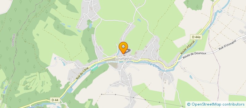 localisation de l'entreprise MADAME MARIE-AGNES THOUVENOT  URIMENIL