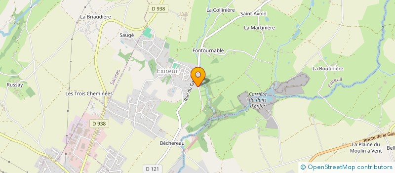 localisation de l'entreprise MADAME MARIE-AGNES VALLEAU  EXIREUIL