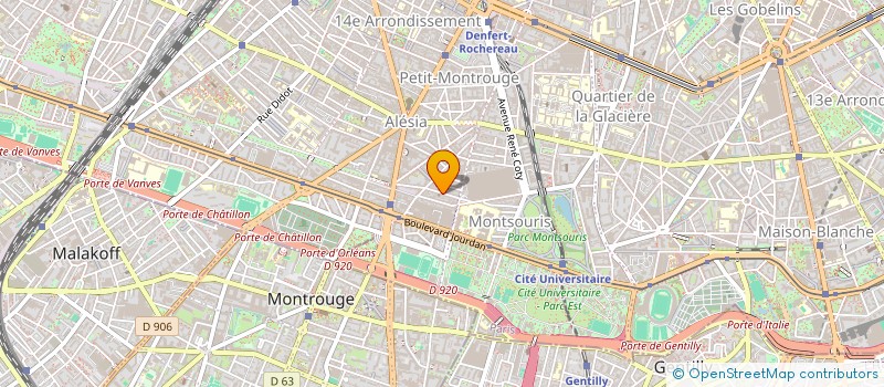 localisation de l'entreprise MADAME MARIE-AGNES VEYSSET à PARIS