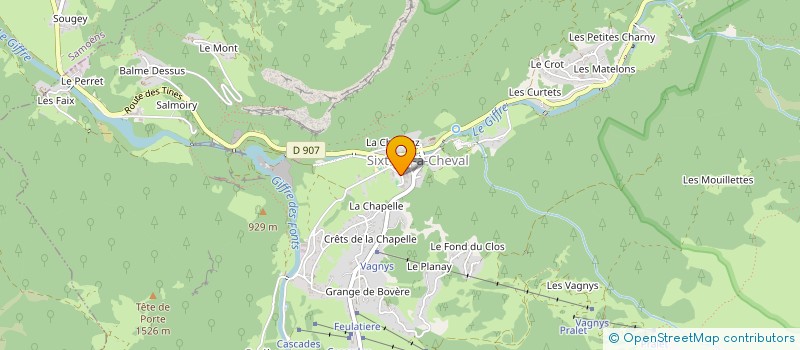 localisation de l'entreprise MADAME MARIE AGNES ZANNI  SIXT-FER-A-CHEVAL