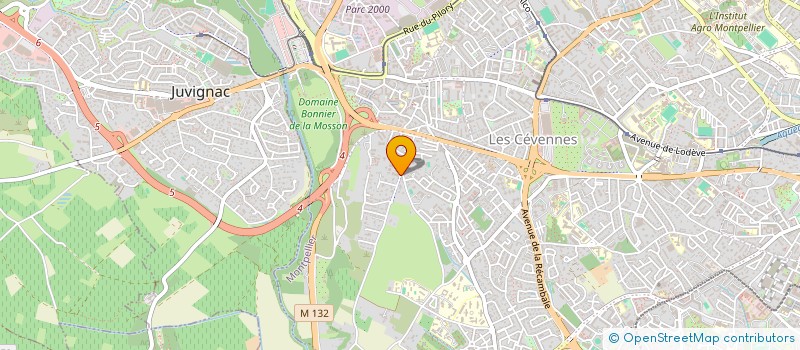 localisation de l'entreprise MADAME MARIE AGUILA à MONTPELLIER