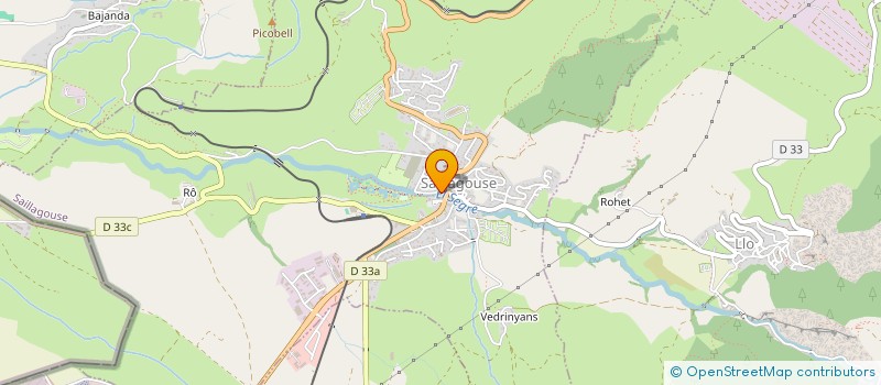 localisation de l'entreprise MADAME MARIE AGUILAR  SAILLAGOUSE