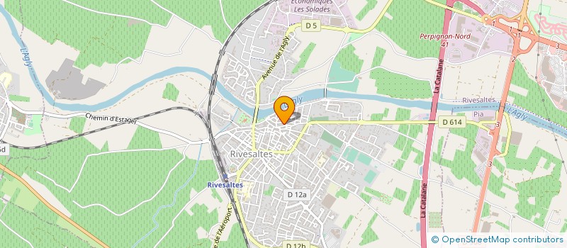 localisation de l'entreprise MADAME MARIE AGUSTI  RIVESALTES