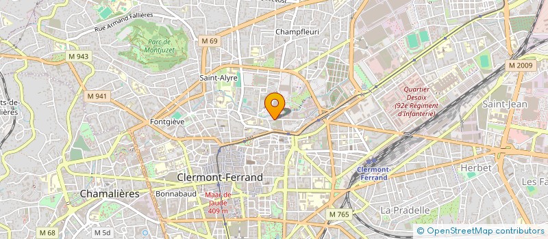 localisation de l'entreprise MADAME MARIE AH VOUN  CLERMONT-FERRAND