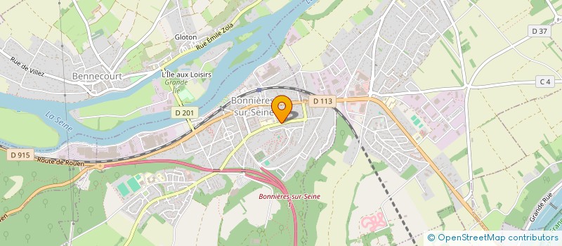 localisation de l'entreprise MADAME MARIE AHANDA  BONNIERES-SUR-SEINE