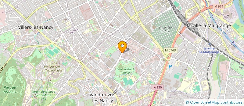 localisation de l'entreprise MADAME MARIE AIGUIER  VANDUVRE-LES-NANCY