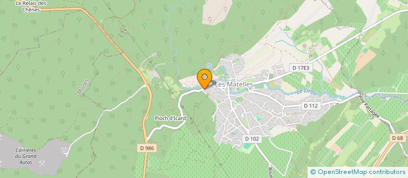 localisation de l'entreprise MADAME MARIE-AIMEE ARNAUD  LES MATELLES